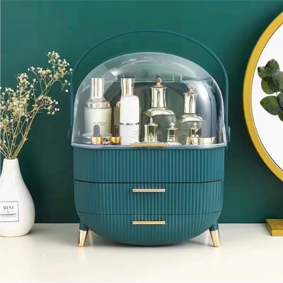 Dark Green Cosmetic Storage Drawers!! Brand New!! - Picture 1 of 1